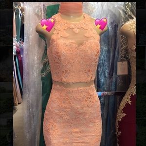 Woman’s pink floral sleeveless dress